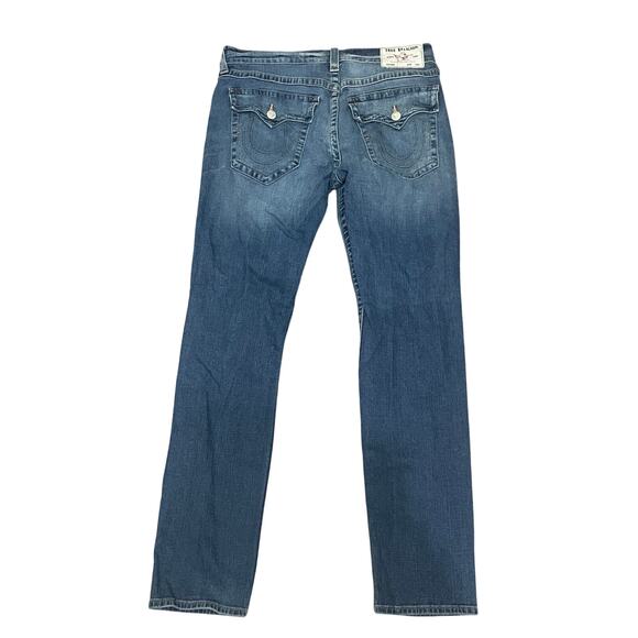 True Religion Men’s Rocco Flap SN Skinny Jeans – Wave Runner – Size 34 - Picture 1 of 8